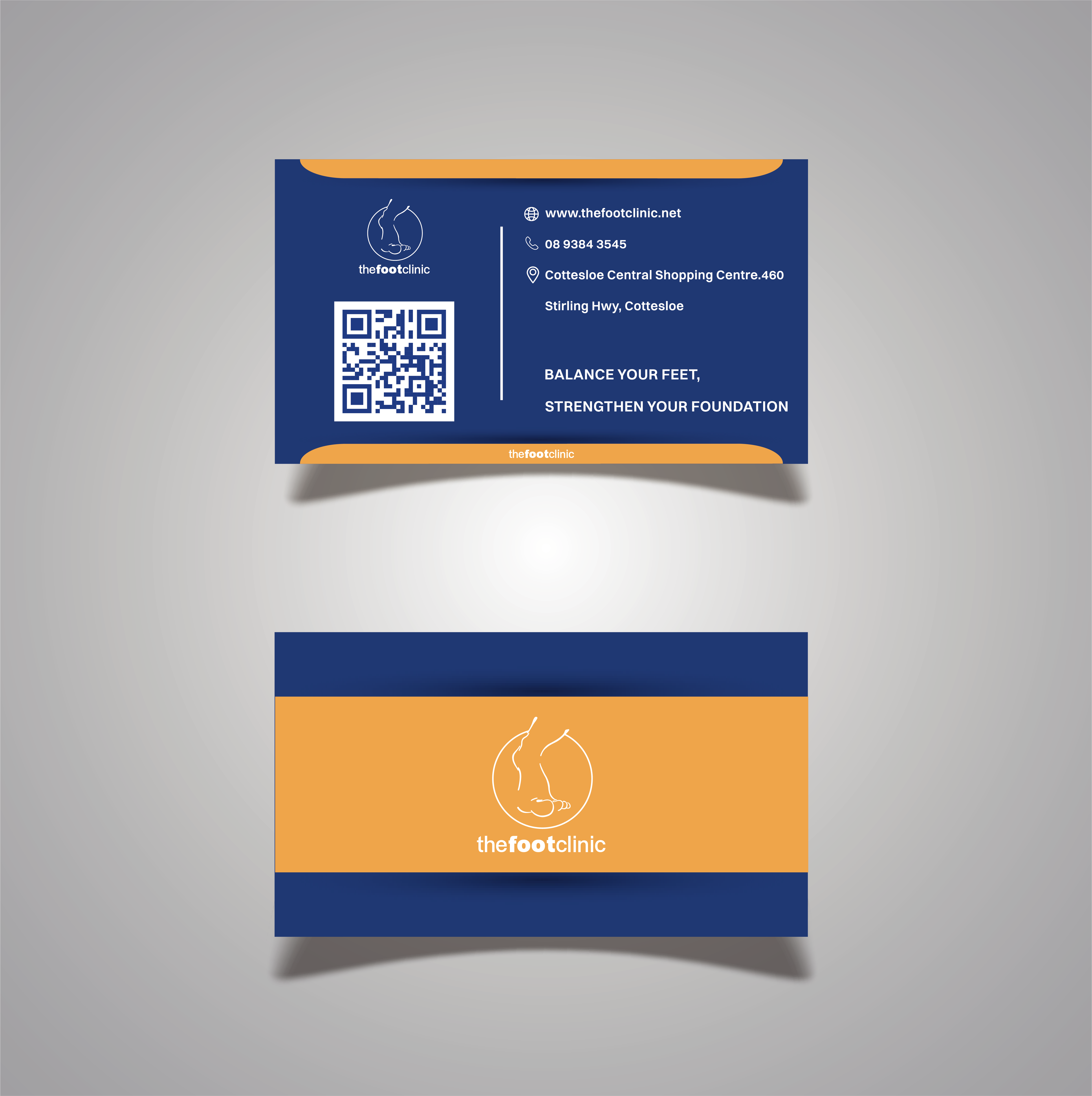 Business Card Design by TDAC for The Foot Clinic | Design #31163050