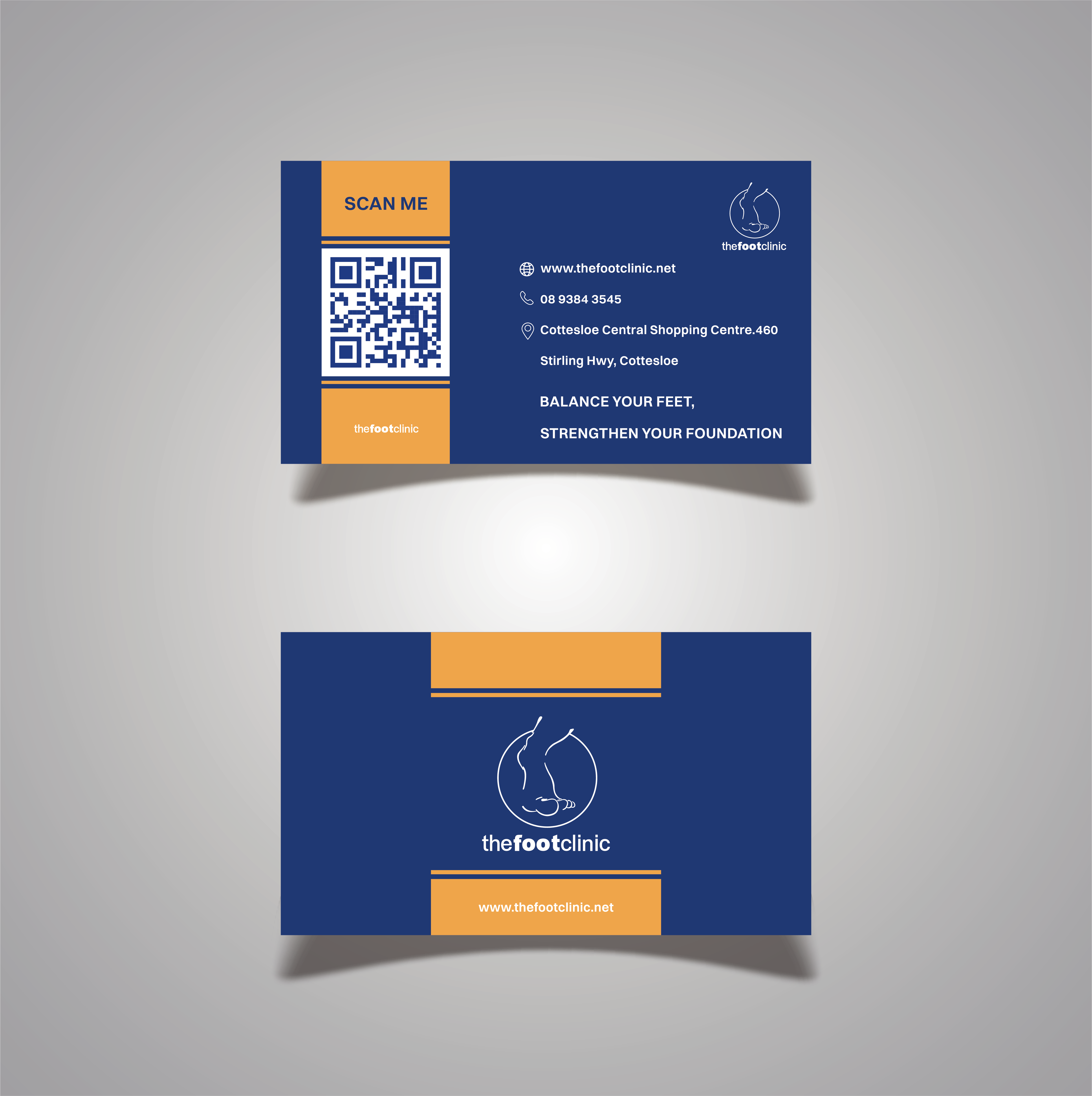 Business Card Design by TDAC for The Foot Clinic | Design #31163639