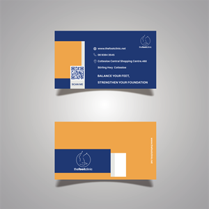 Business Card Design by TDAC for The Foot Clinic | Design: #31163767