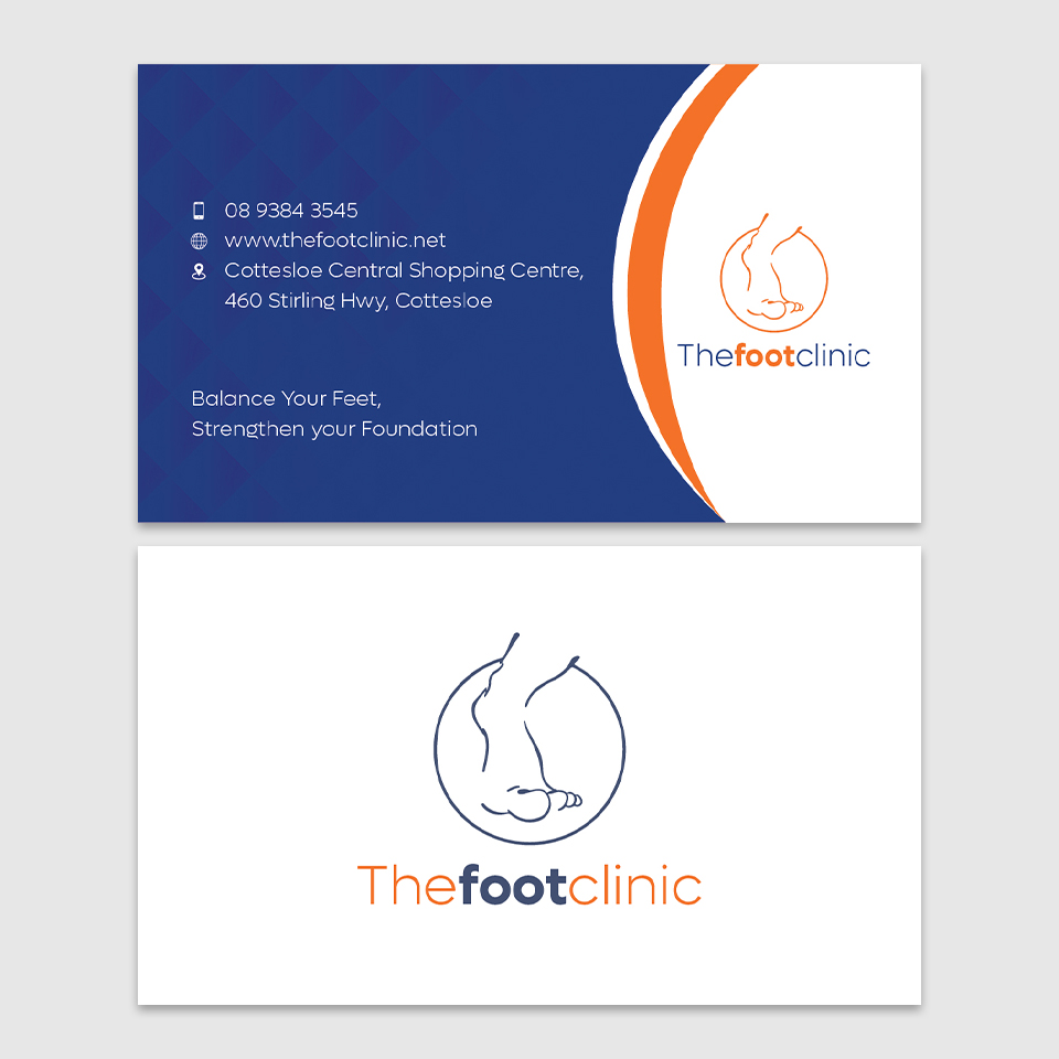 Business Card Design by YourLogoMaster for The Foot Clinic | Design #31178443