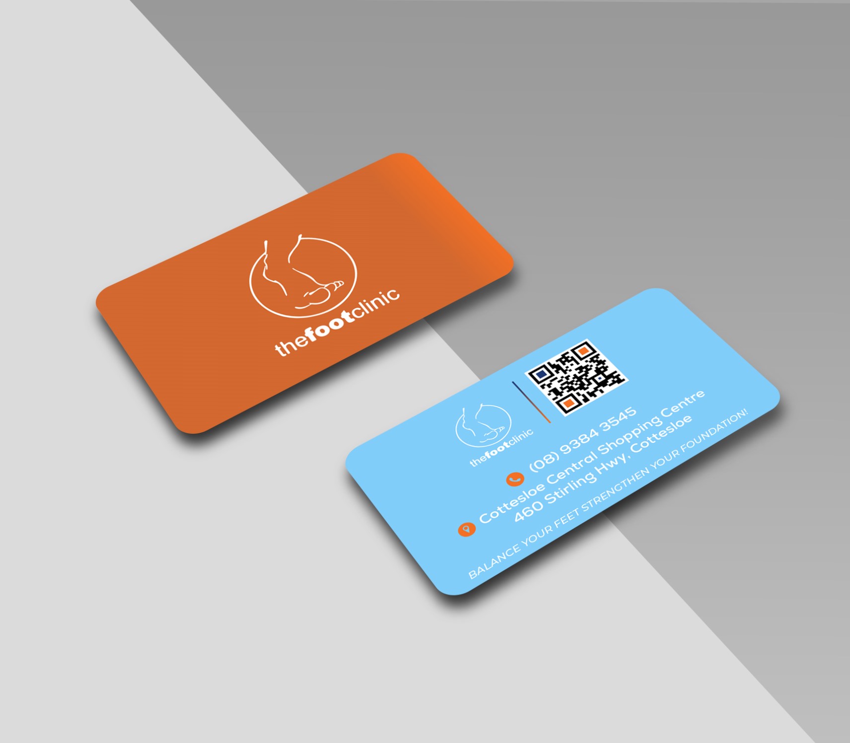 Business Card Design by Tayyab Khurram for The Foot Clinic | Design #31177836