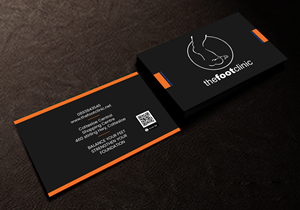 Business Card Design by Creations Box 2015 for The Foot Clinic | Design: #31170490