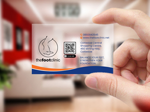 Business Card Design by Creations Box 2015 for The Foot Clinic | Design: #31170493