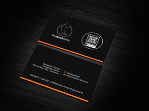 Business Card Design by Creations Box 2015 for The Foot Clinic | Design: #31170500