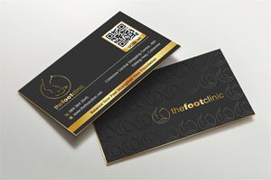 Diseño de Tarjeta de Presentación por LAXMI DESIGNHUB para The Foot Clinic | Diseño: #31166171