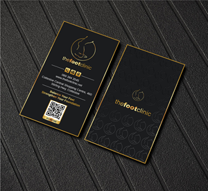 Business Card Design by LAXMI DESIGNHUB for The Foot Clinic | Design: #31166323