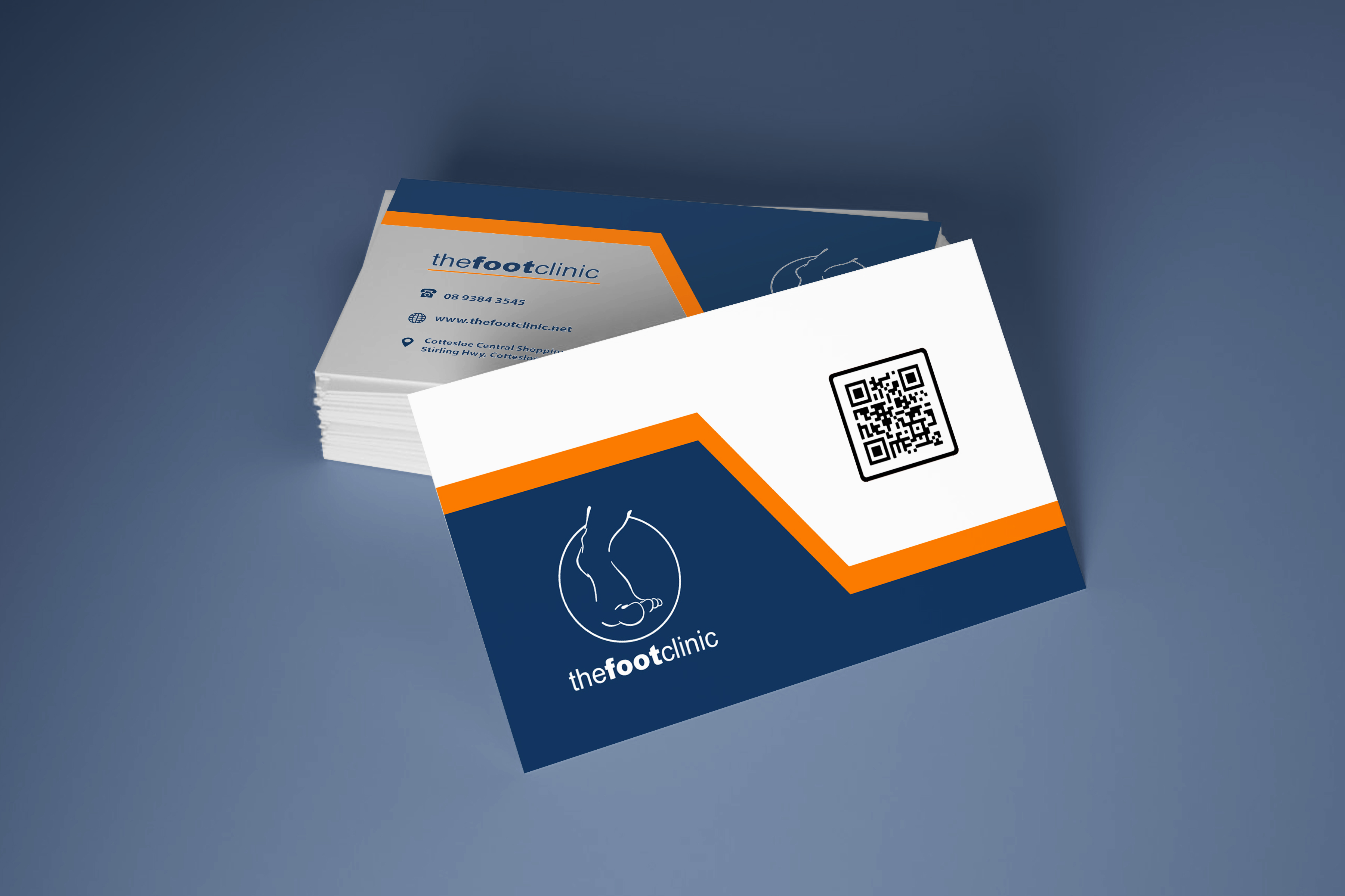 Business Card Design by Mohamed sarraj for The Foot Clinic | Design #31189789