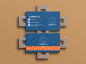 Business Card Design by Mohamed sarraj for The Foot Clinic | Design: #31190229