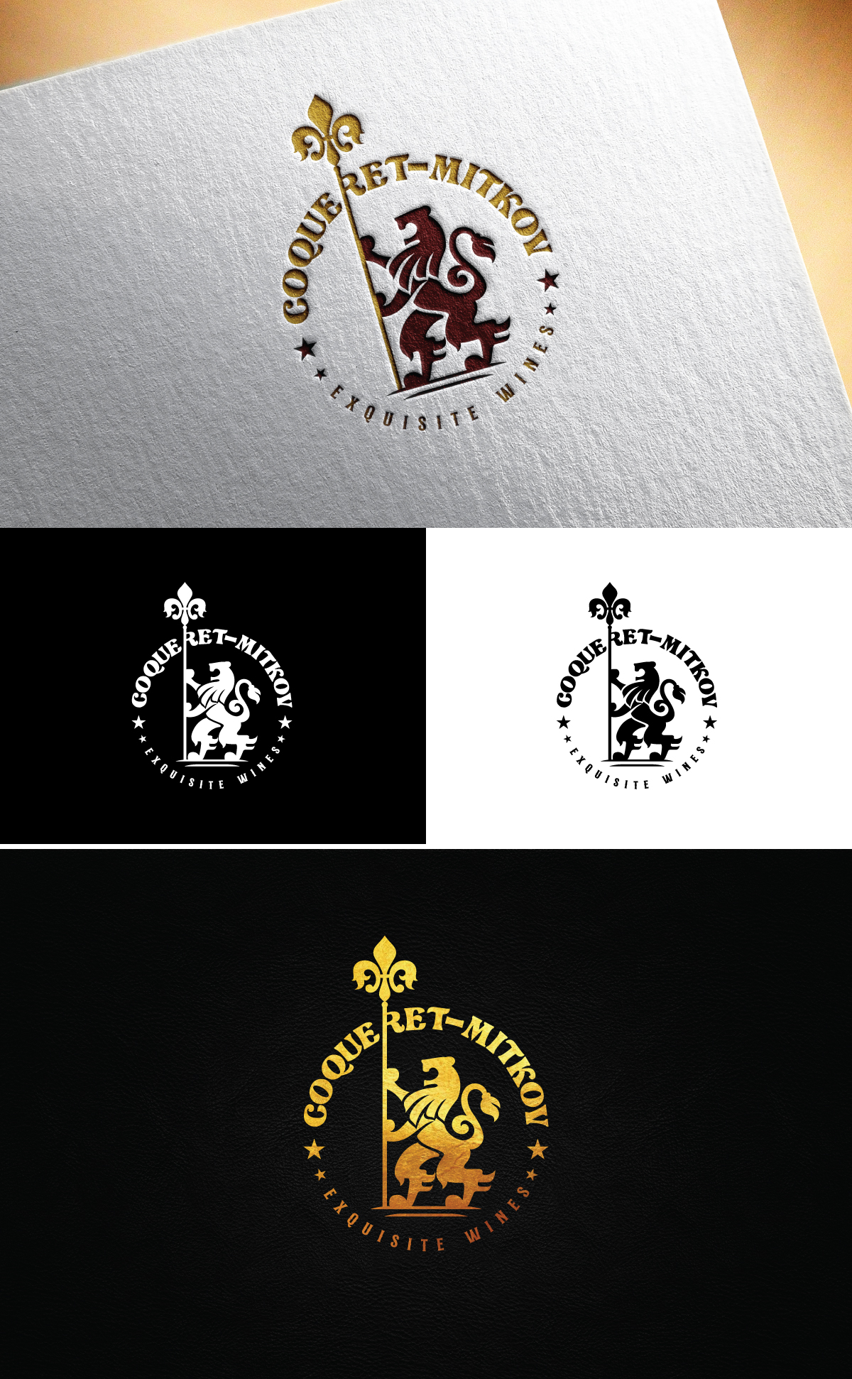 Logo Design by Logo Stock for COQUERET-MITKOV | Design #31167053