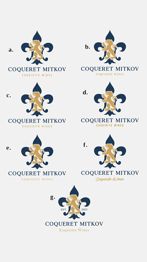 Logo Design by simple mind for COQUERET-MITKOV | Design: #31173613