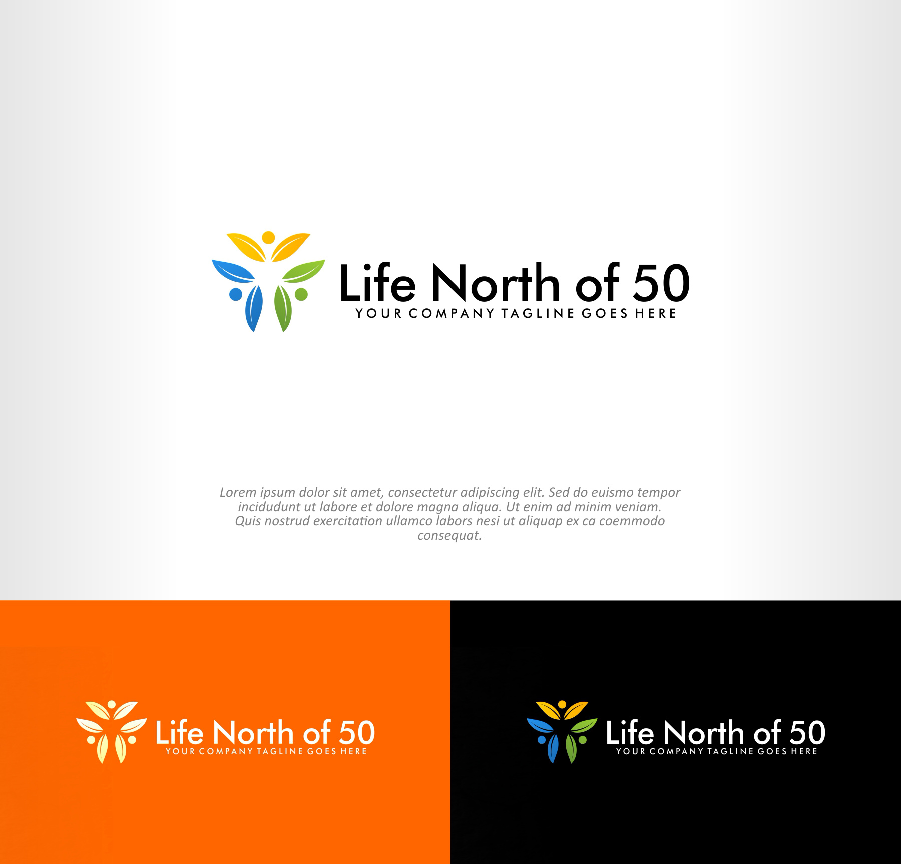 Logo Design by Abici for Life North of 50 | Design #31180790
