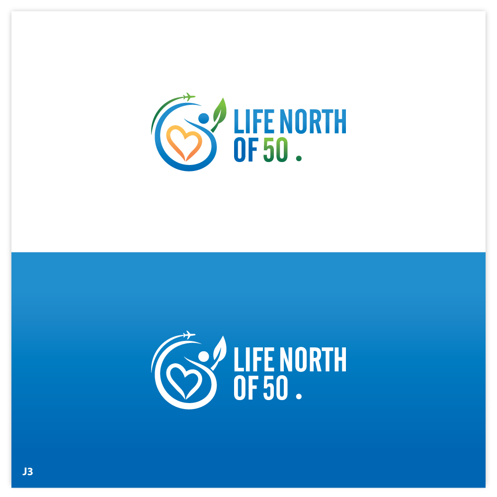 Diseño de Logo por Sujit Banerjee para Life North of 50 | Diseño #31181826