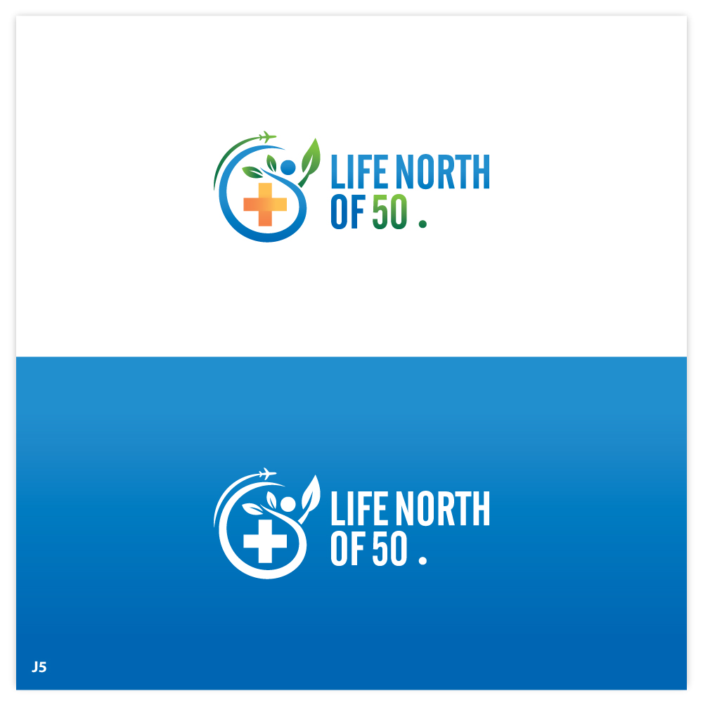 Diseño de Logo por Sujit Banerjee para Life North of 50 | Diseño #31181827