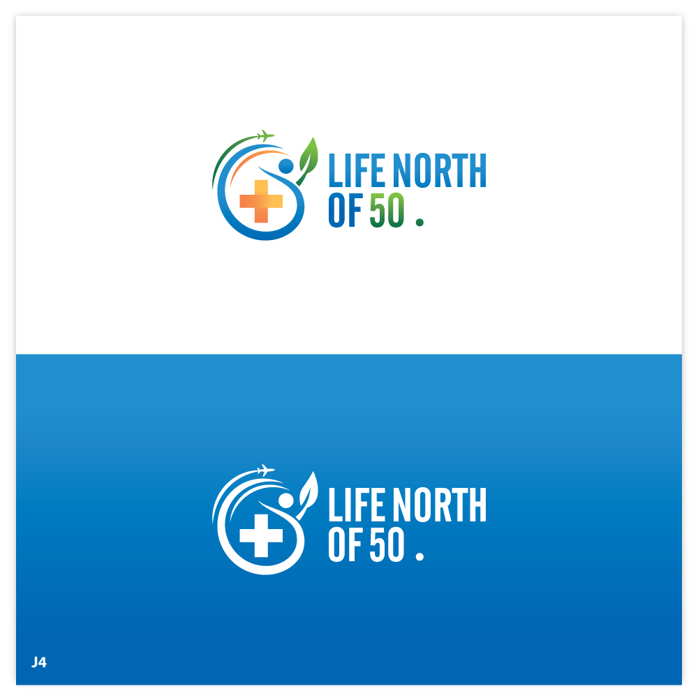 Diseño de Logo por Sujit Banerjee para Life North of 50 | Diseño #31181828