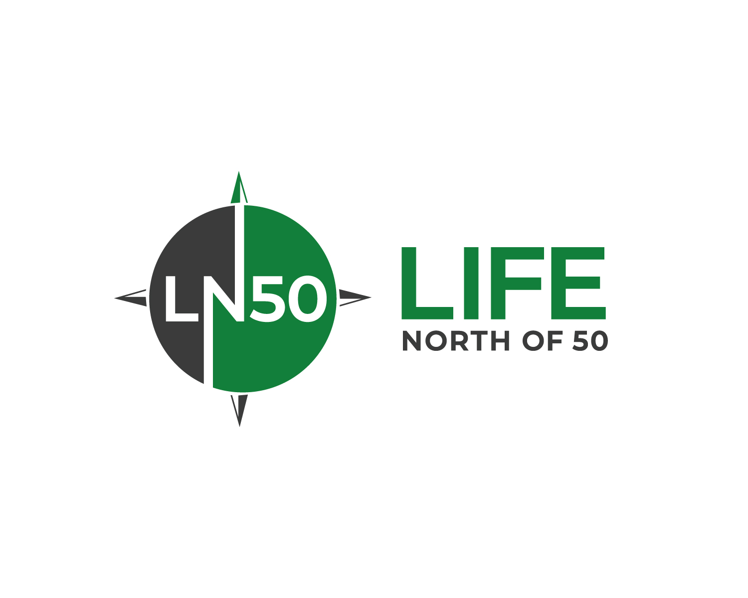 Logo Design by Atec for Life North of 50 | Design #31177158