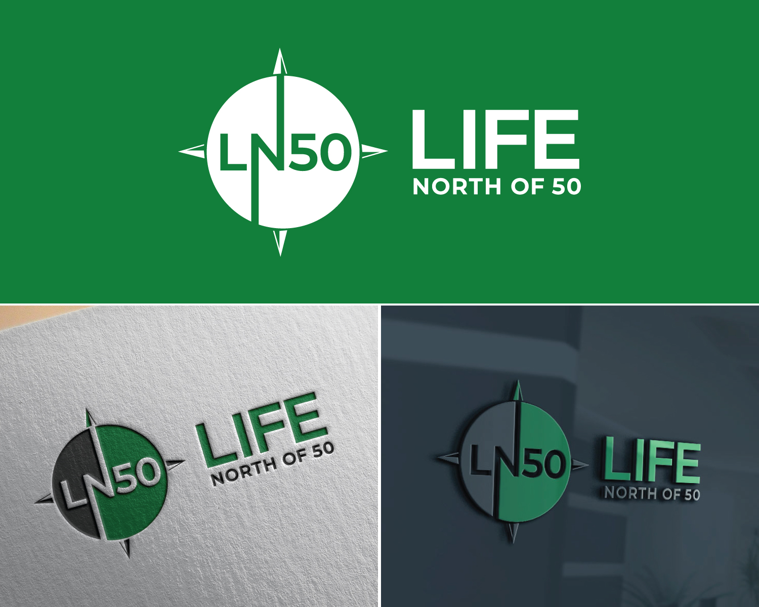 Diseño de Logo por Atec para Life North of 50 | Diseño #31177159