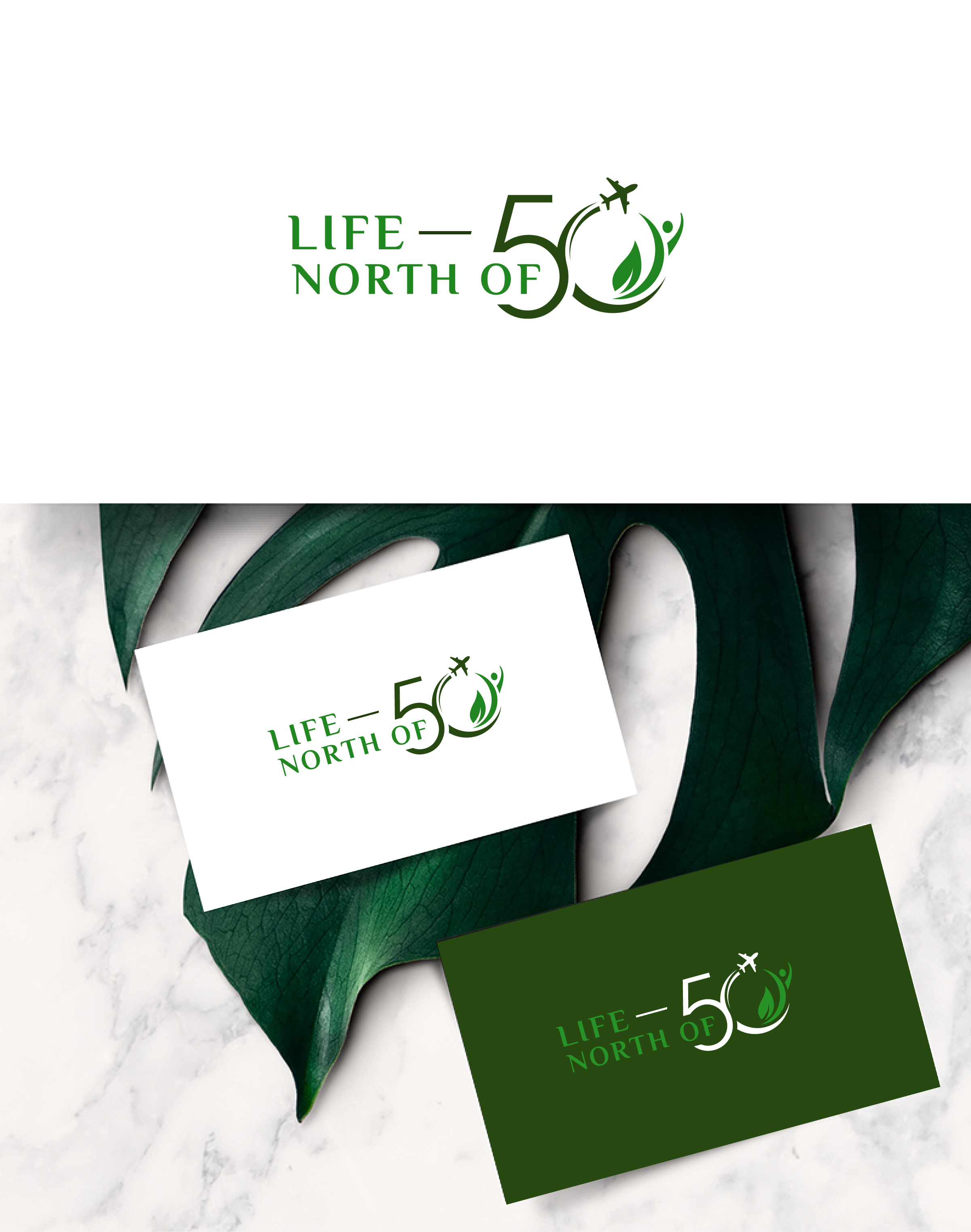 Logo Design by ecorokerz for Life North of 50 | Design #31181416