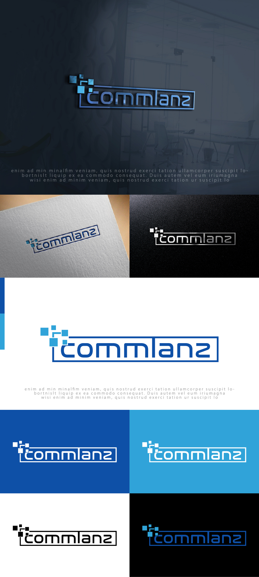 Logo Design by Ayub Zafar for COMMLAN, LLC | Design #31187004