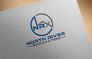 Logo Design by the majestic design for North River Excavation | Design: #31179512