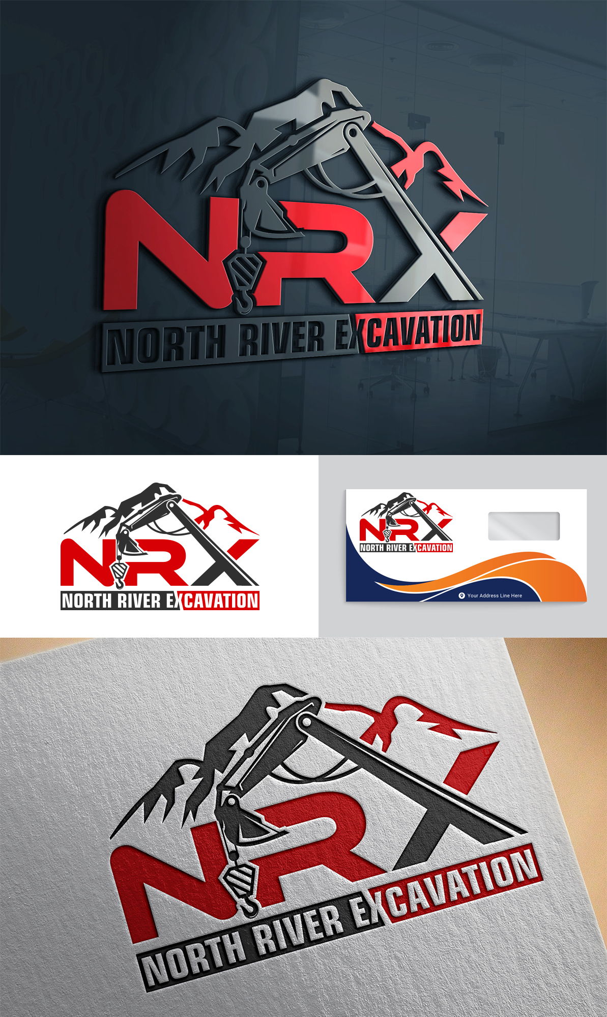 Logo Design by Imran_me for North River Excavation | Design #31194375