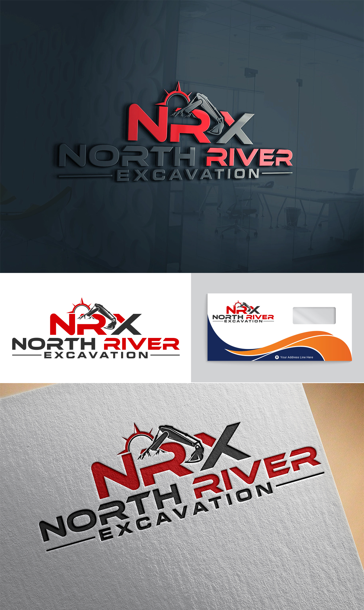 Diseño de Logo por Imran_me para North River Excavation | Diseño #31211457