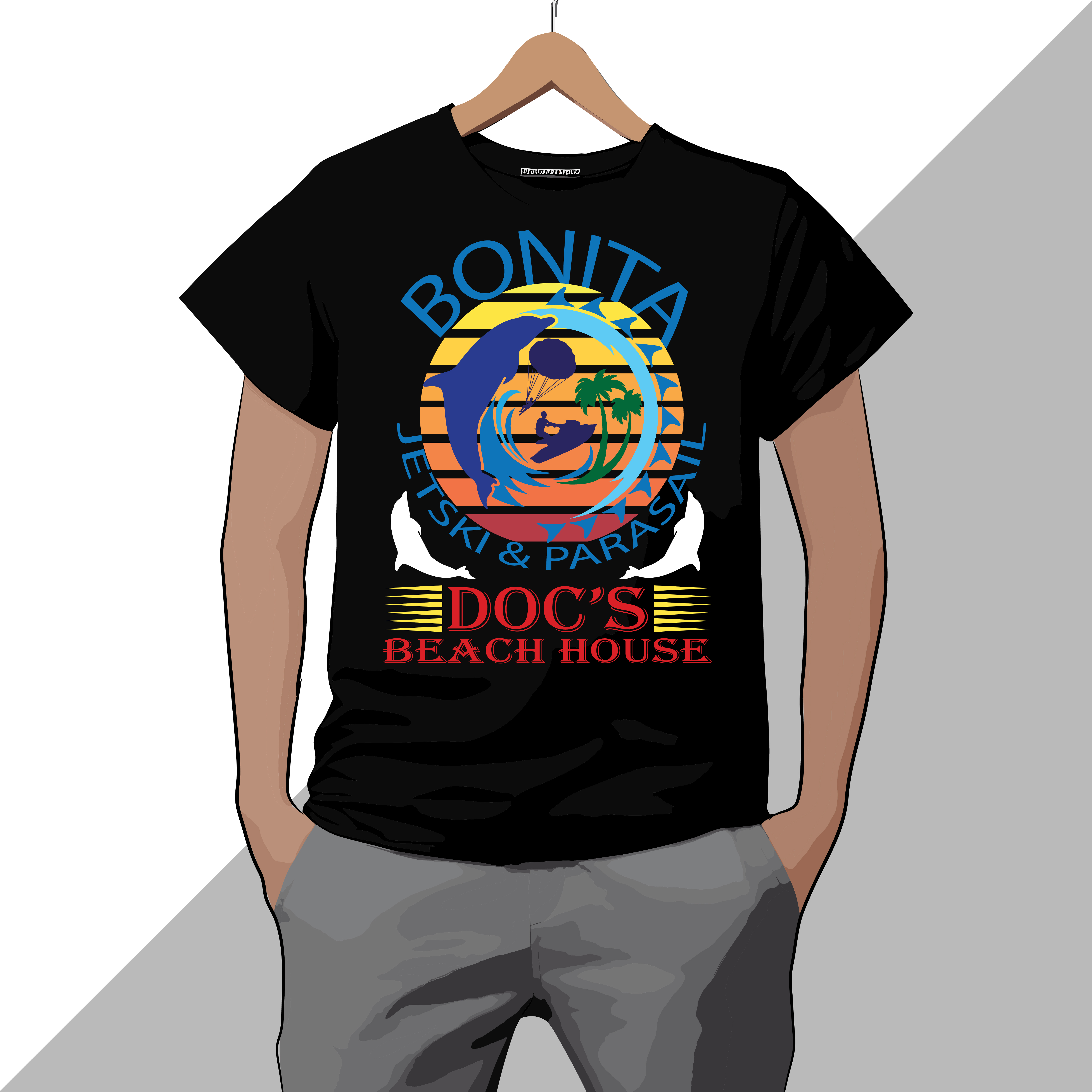 T-shirt Design by DesignNixon for Bonita Jet Ski & Parasail  | Design #31222683