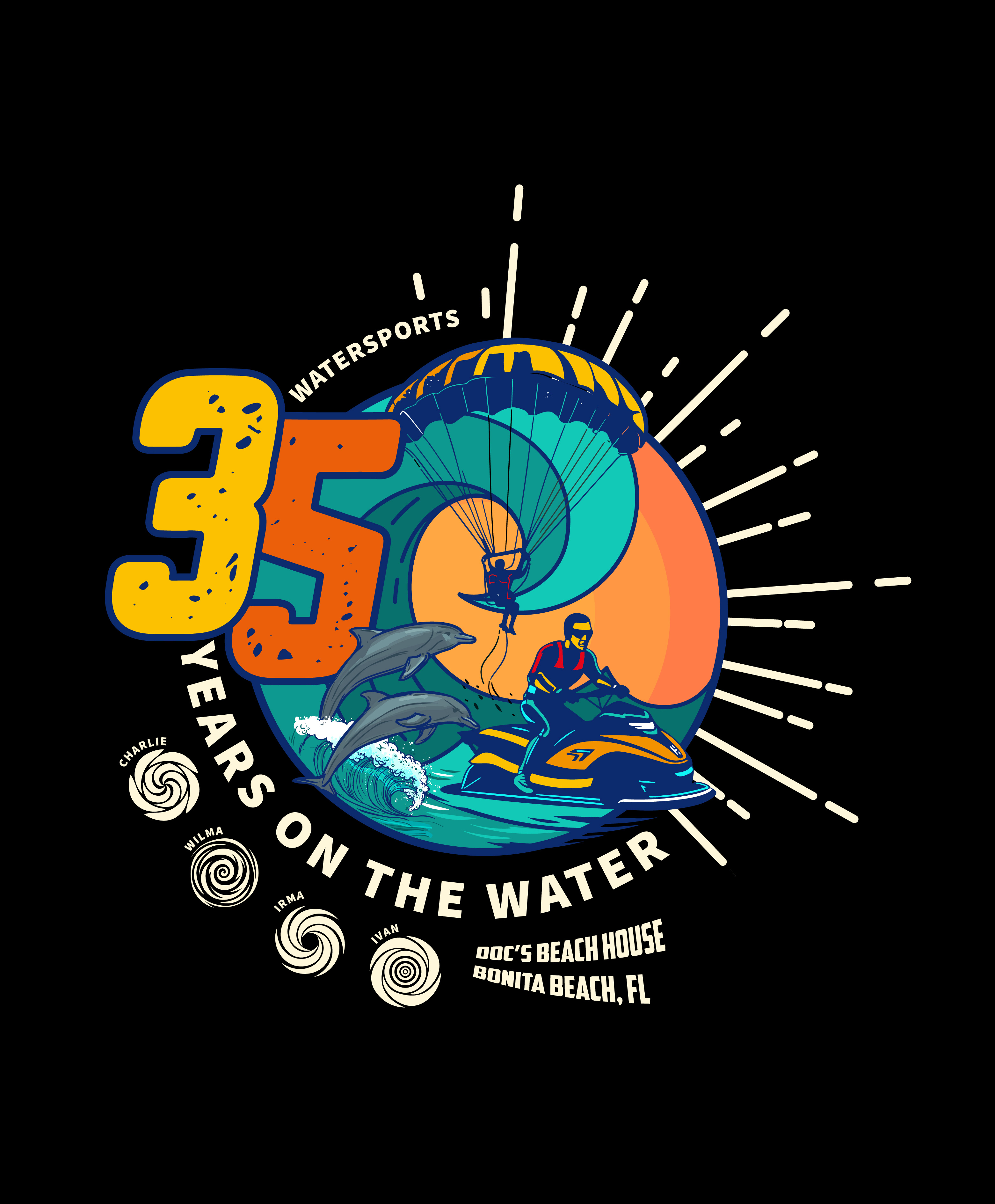 T-Shirt-Design von Sarina.dsg für Bonita Jet Ski & Parasail  | Design #31184785