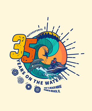 T-Shirt-Design von Sarina.dsg für Bonita Jet Ski & Parasail  | Design: #31192259