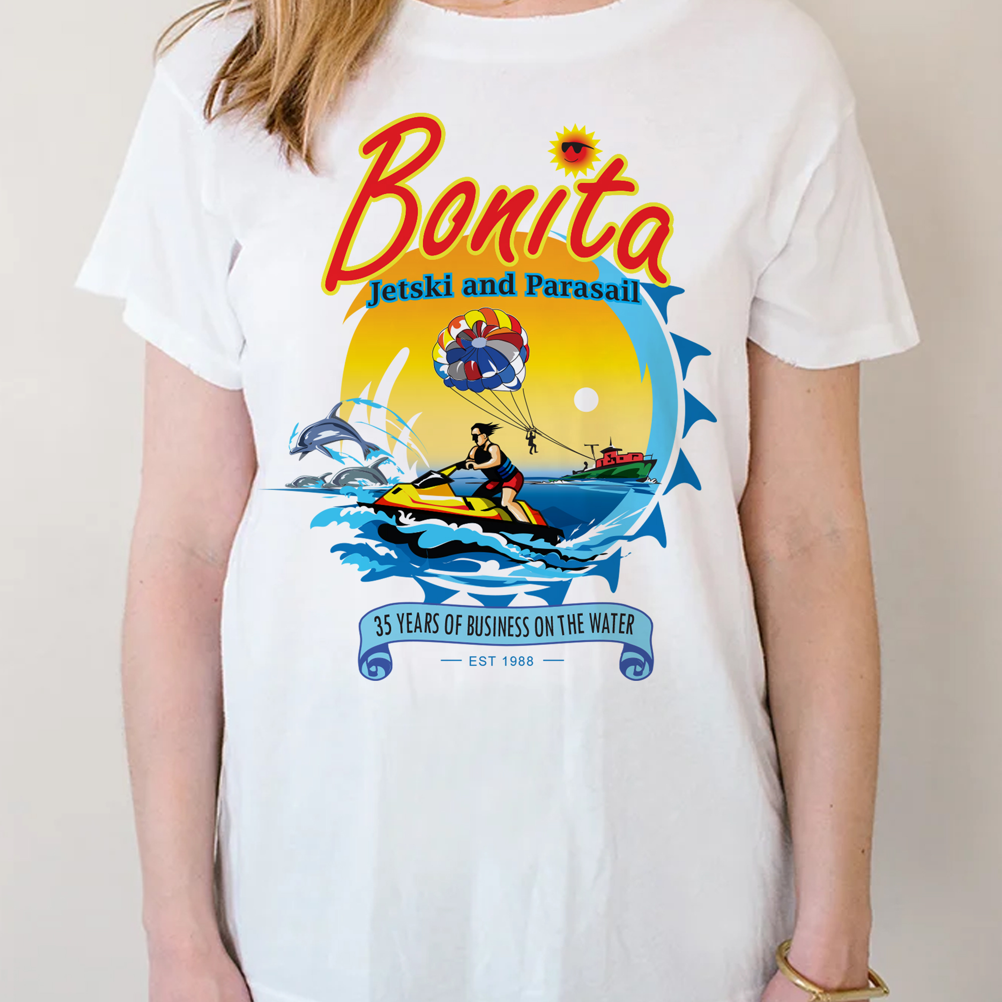 T-Shirt-Design von pinoy_azkals71 für Bonita Jet Ski & Parasail  | Design #31193637