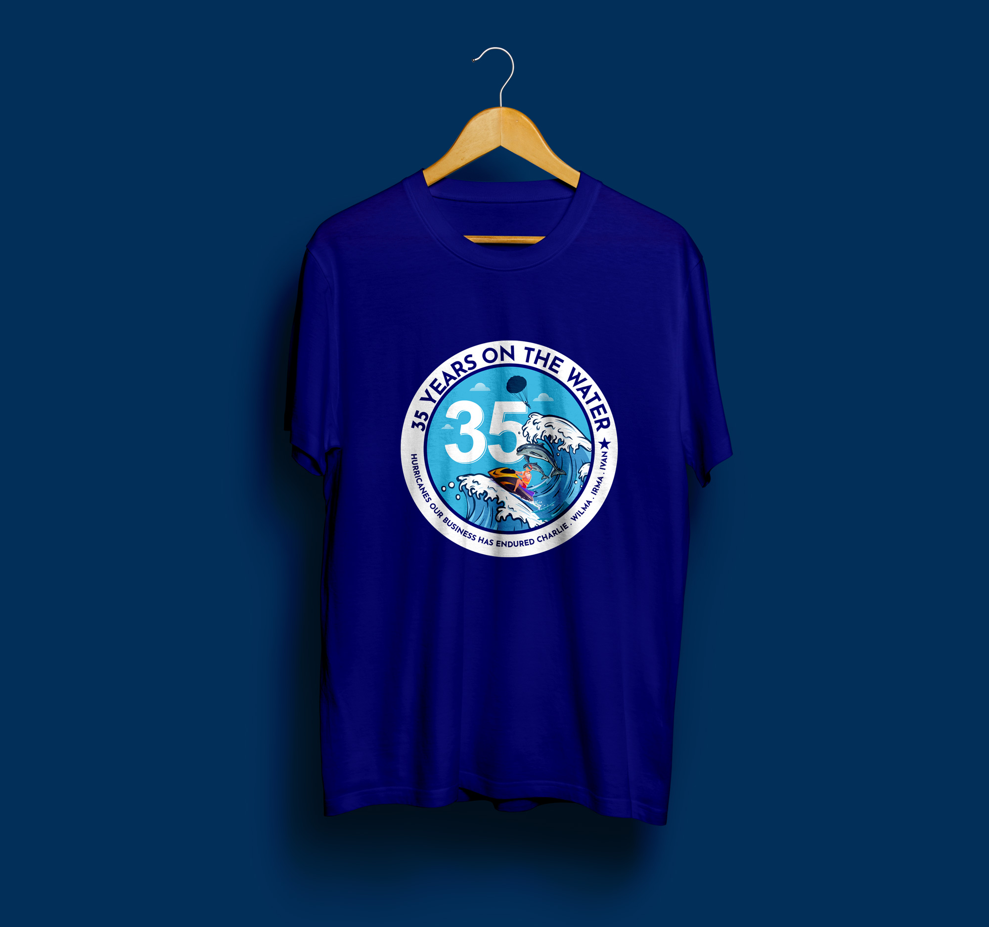 T-Shirt-Design von Syed Ajmal Karim für Bonita Jet Ski & Parasail  | Design #31199851