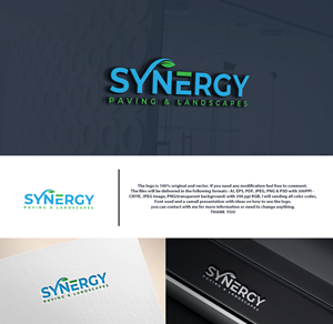 Logo-Design von DesignHour für Synergy Paving & Landscapes | Design: #31178941