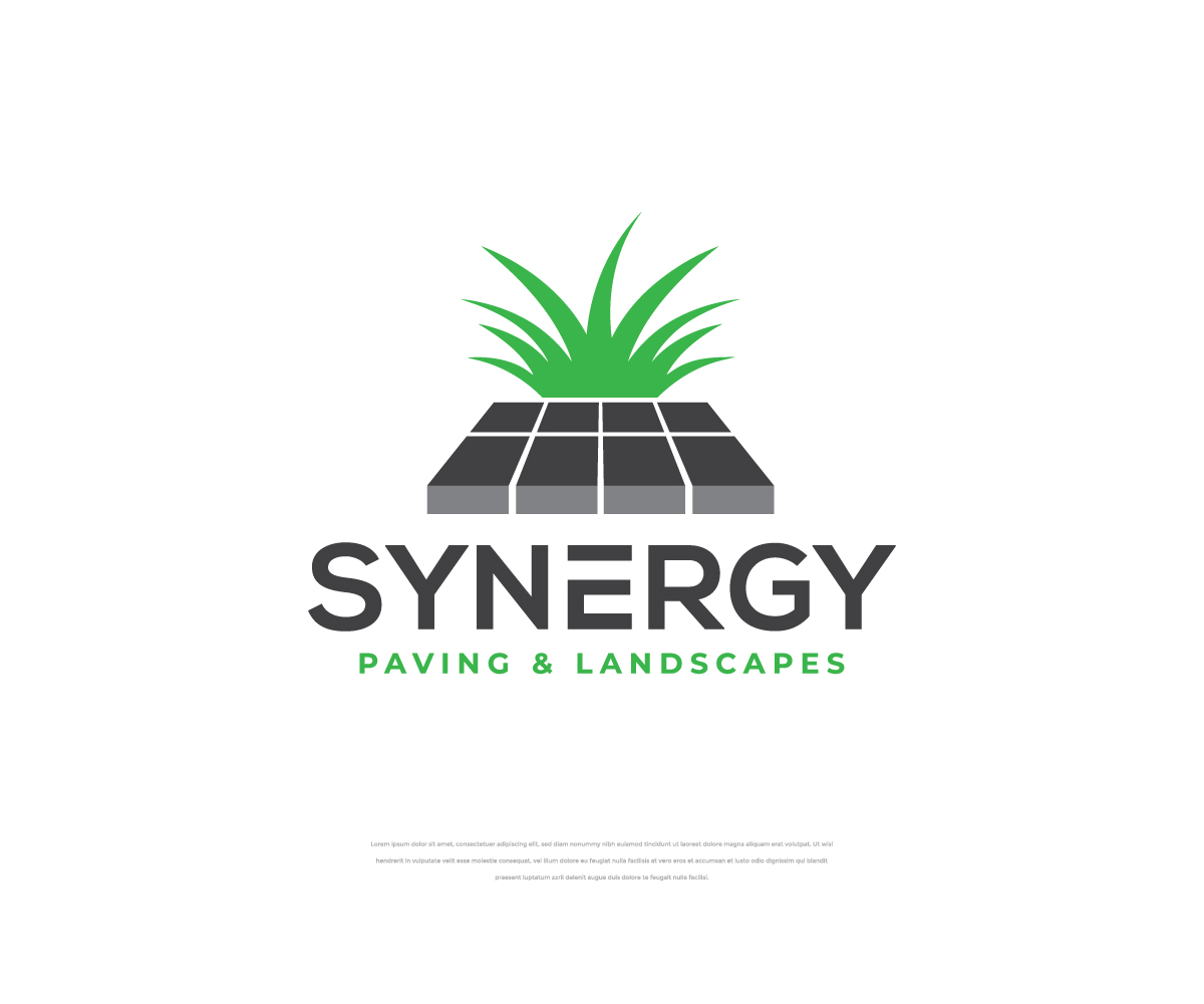 Logo Design by apik. for Synergy Paving & Landscapes | Design #31177398