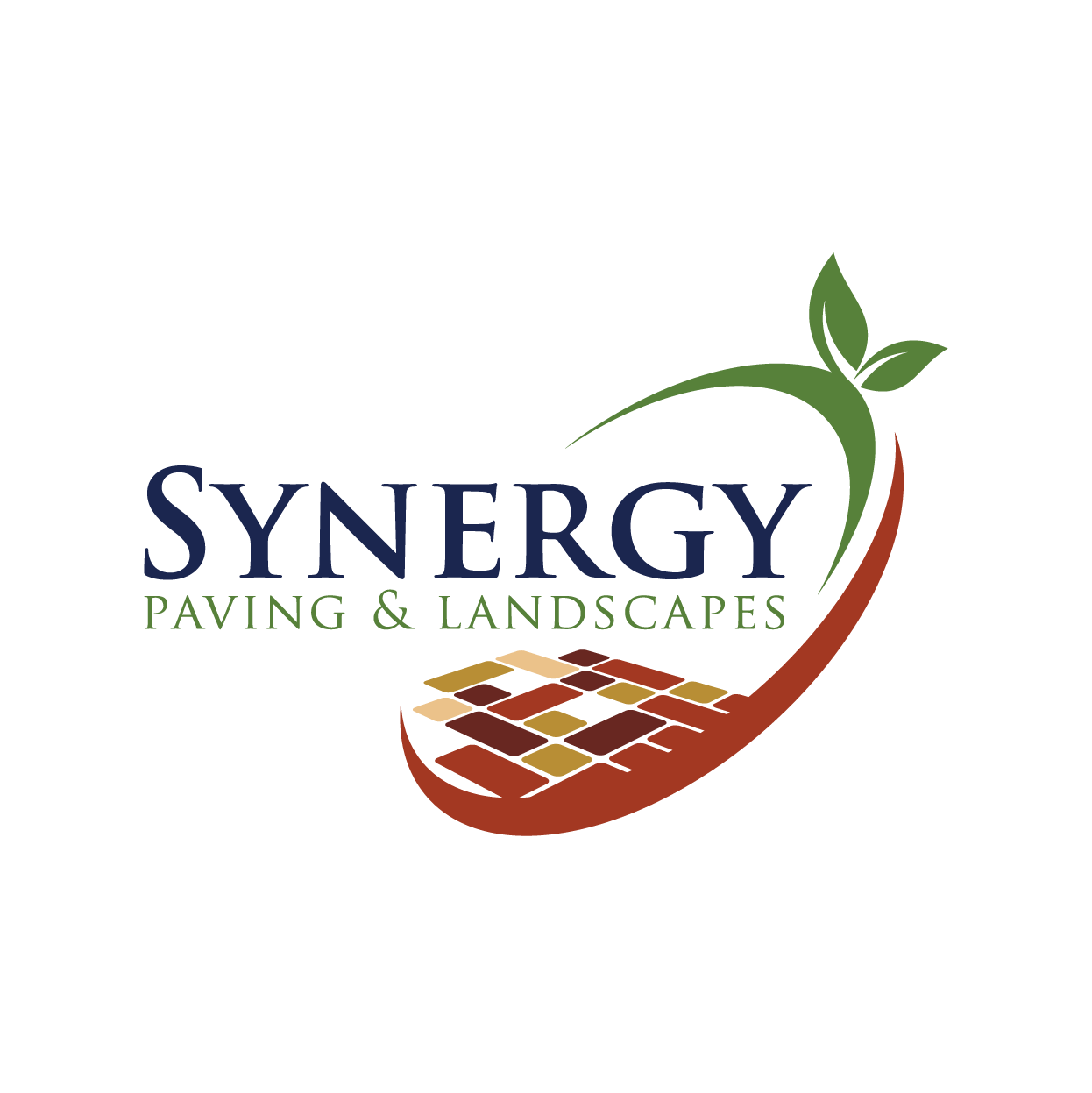 Logo Design by Boink for Synergy Paving & Landscapes | Design #31218087