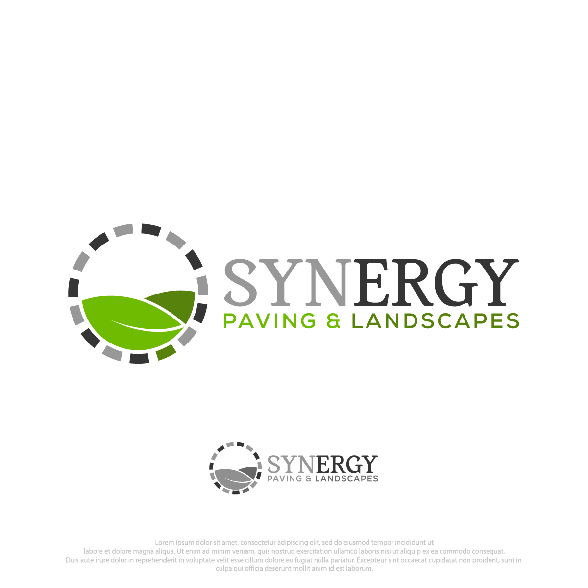Logo Design by DesignLima for Synergy Paving & Landscapes | Design #31194157