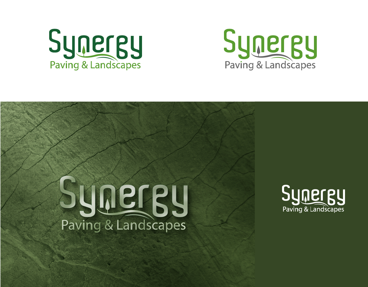 Logo Design by Talha11222 for Synergy Paving & Landscapes | Design #31192728
