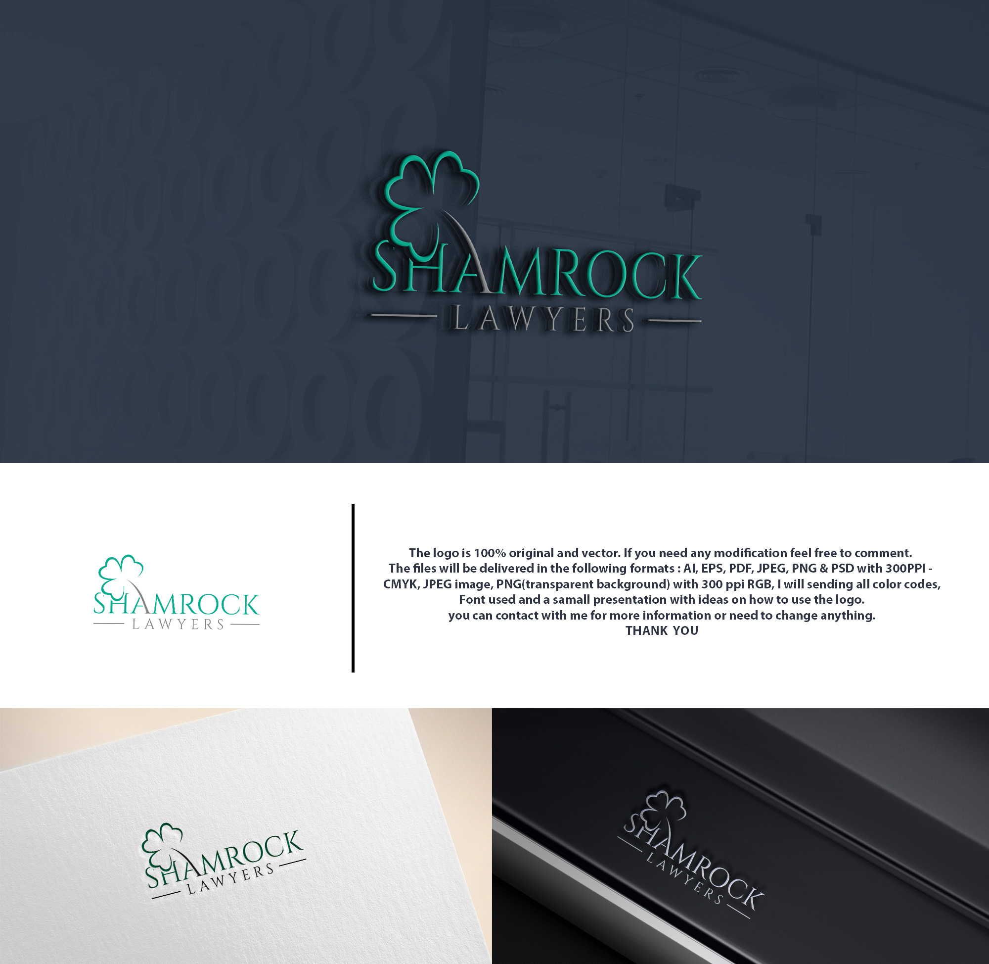 Logo Design by DesignHour for Shamrock Lawyers Pty Ltd | Design #31178779