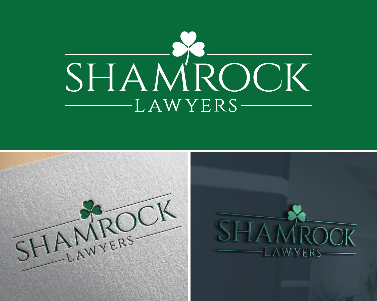 Logo Design by Atec for Shamrock Lawyers Pty Ltd | Design #31189608