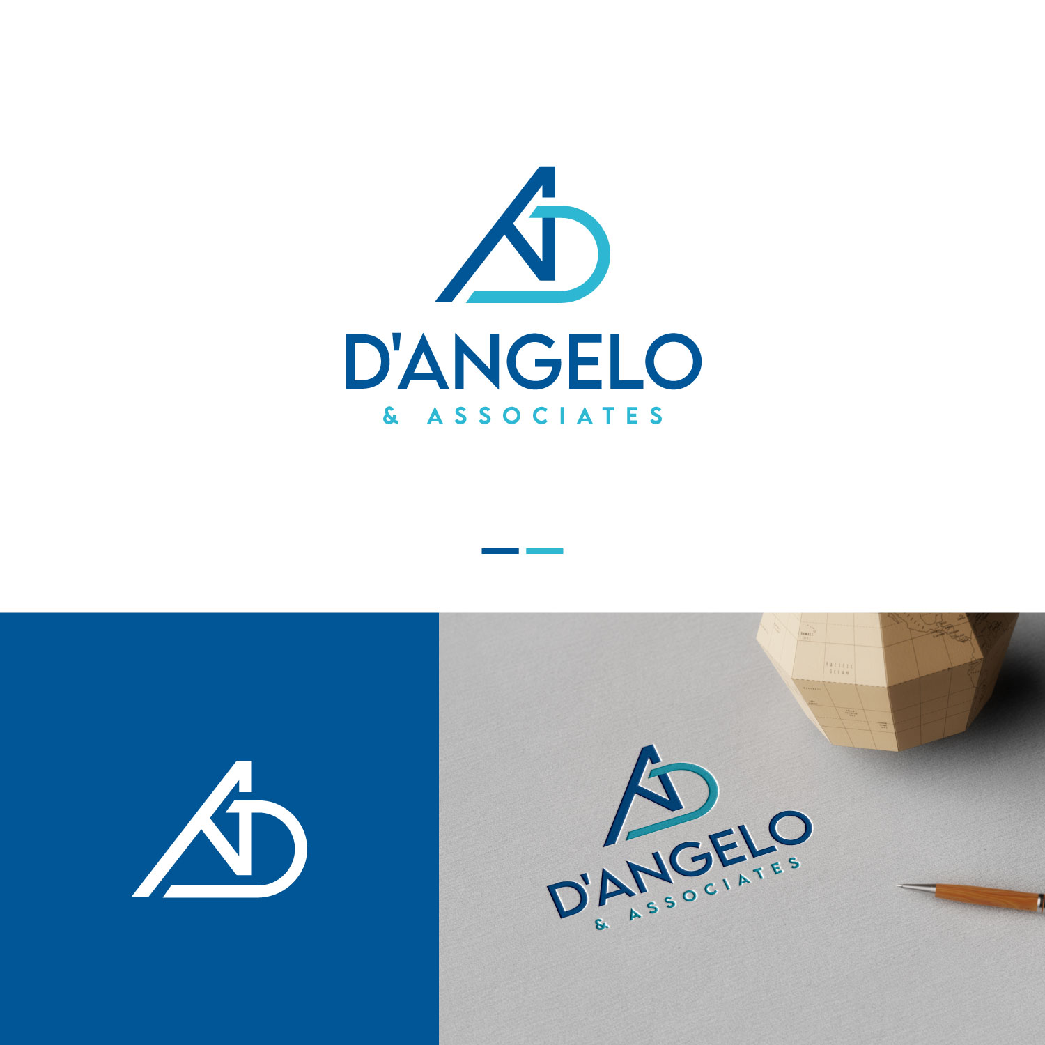 Logo Design by Revolt Team for D'Angelo & Associates | Design #31181366