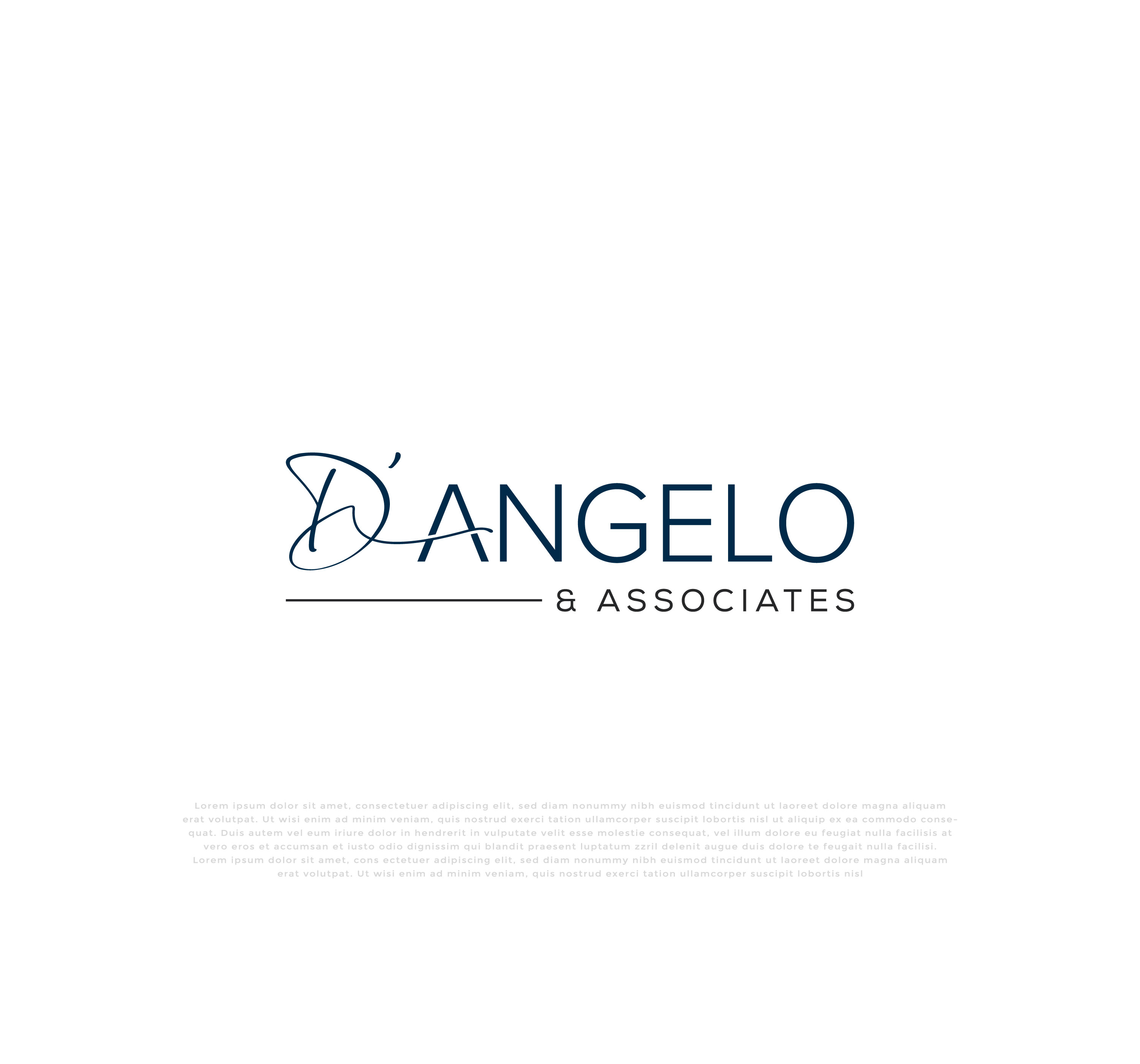 Logo Design by mehedi.h for D'Angelo & Associates | Design #31200548