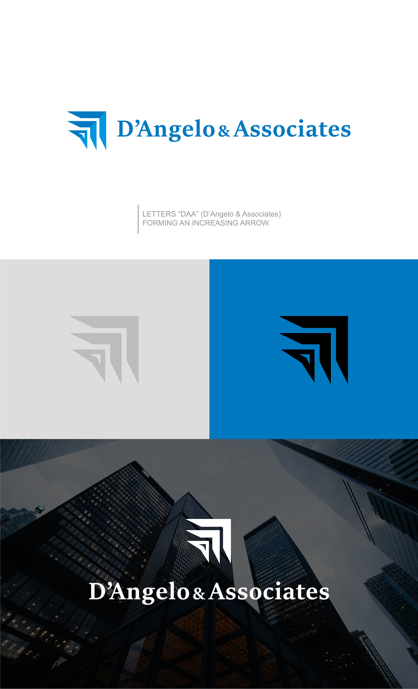 Diseño de Logo por ICKE para D'Angelo & Associates | Diseño #31213639