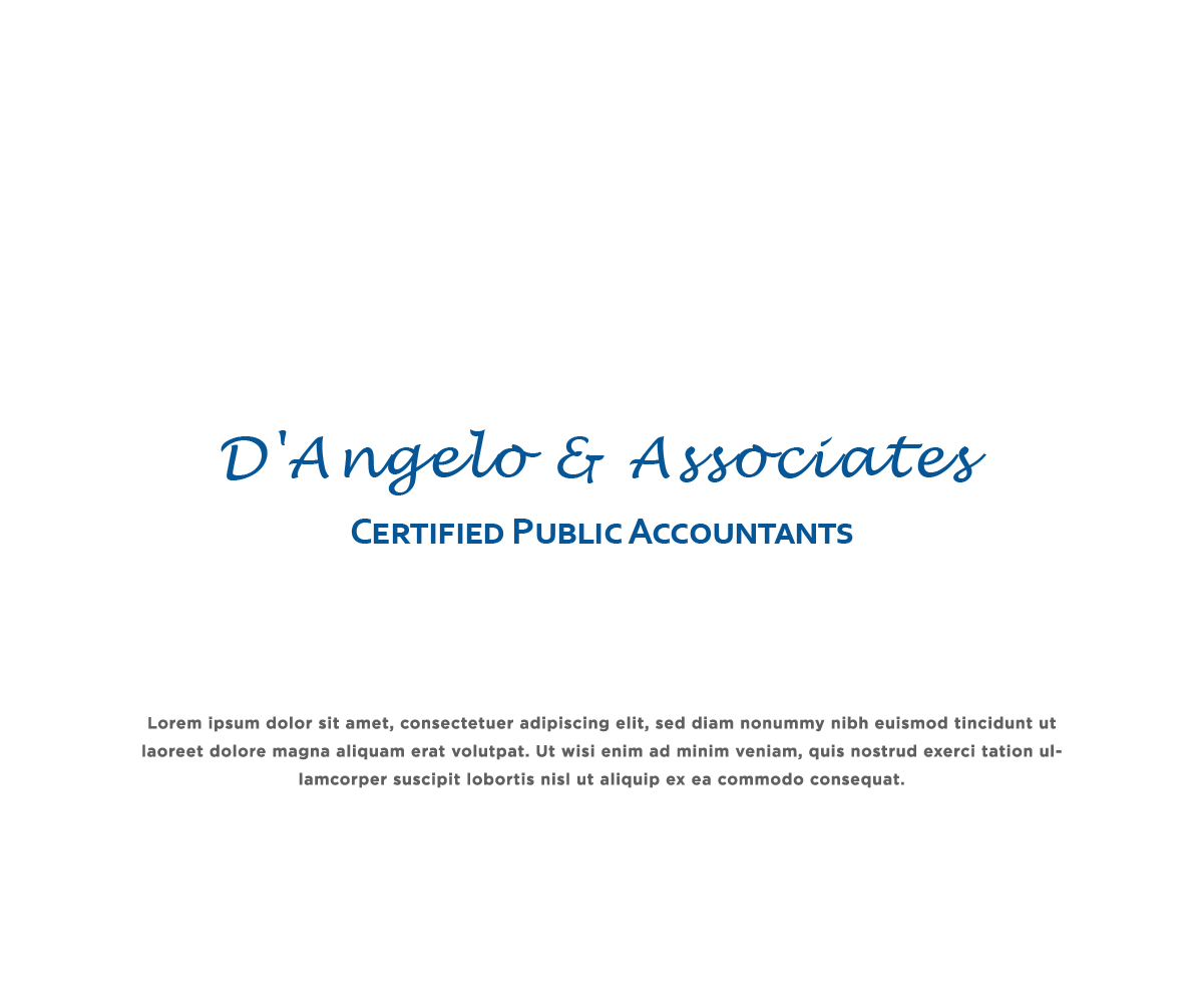 Logo Design by 99 Art.. for D'Angelo & Associates | Design #31187720