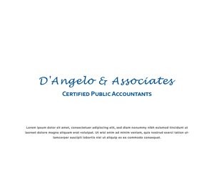 Logo Design by 99 Art.. for D'Angelo & Associates | Design: #31187720