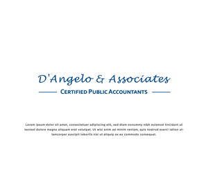Logo Design by 99 Art.. for D'Angelo & Associates | Design: #31187721