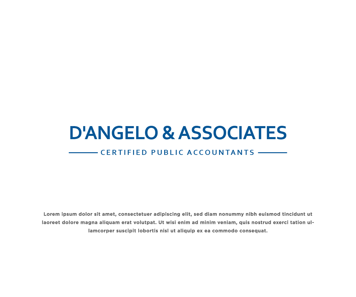 Logo Design by 99 Art.. for D'Angelo & Associates | Design #31187722