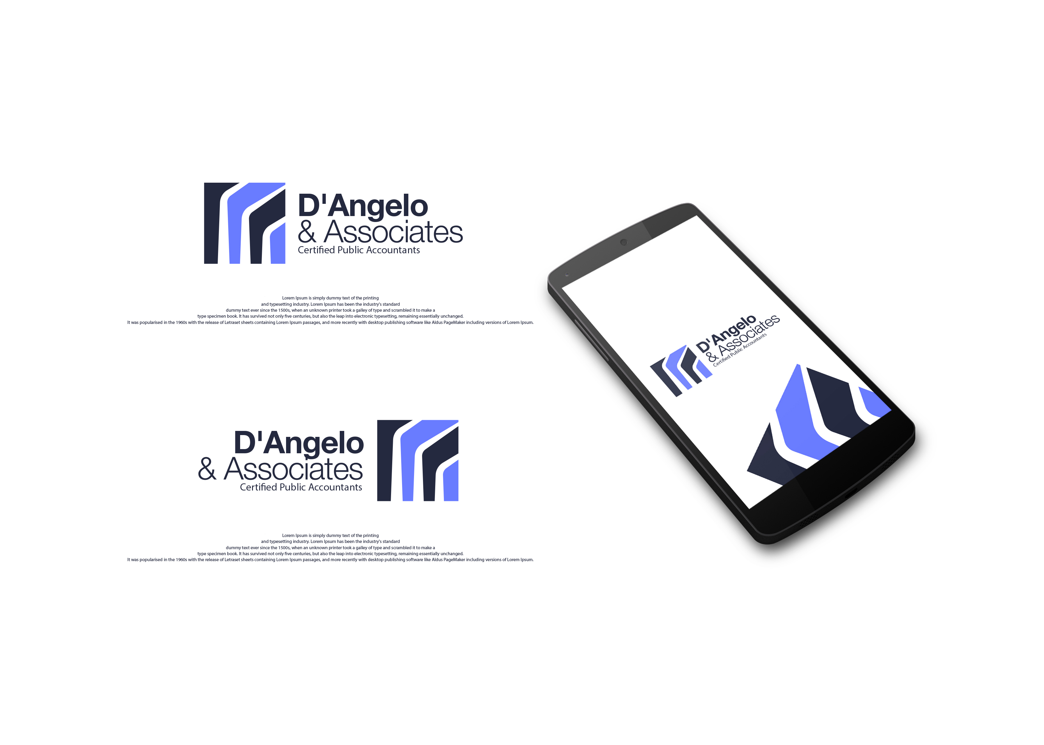 Logo Design by Derian for D'Angelo & Associates | Design #31178055