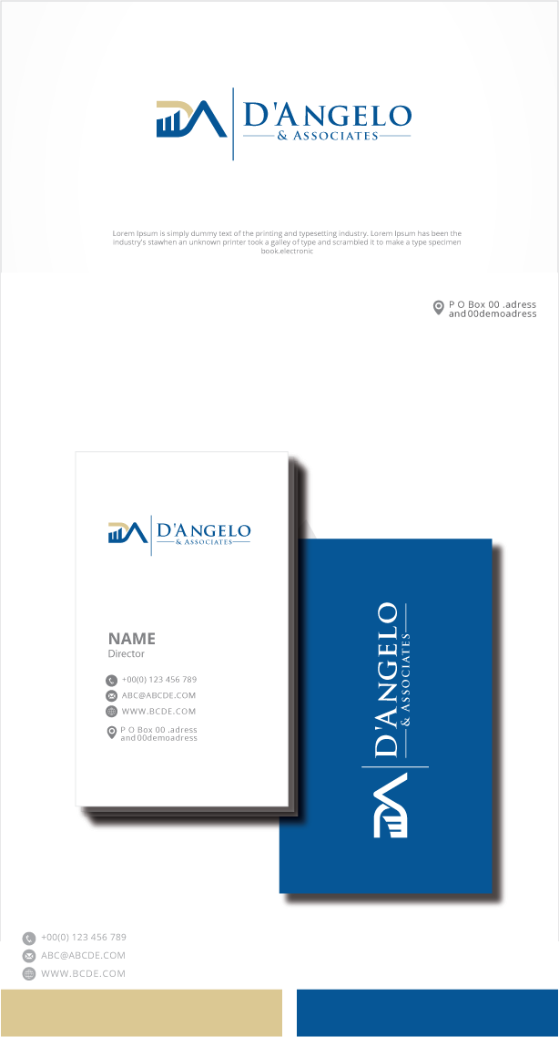 Logo Design by zebronicgraphic for D'Angelo & Associates | Design #31177870