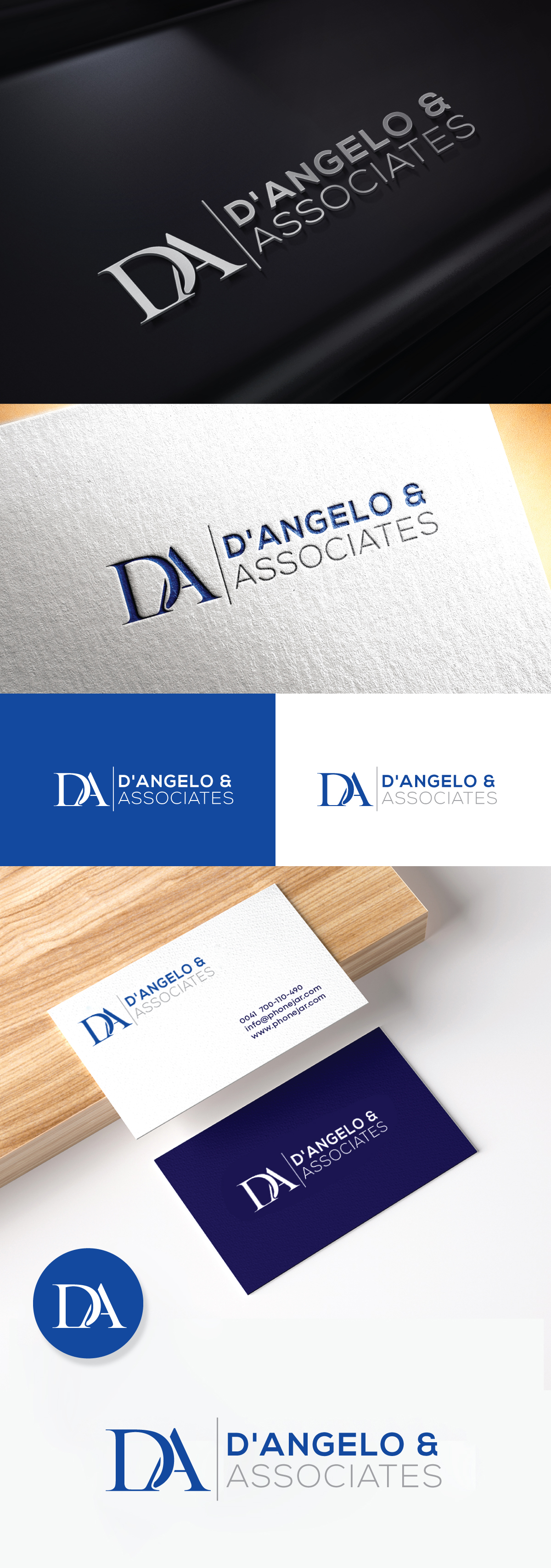 Logo-Design von step forward 2 für D'Angelo & Associates | Design #31182098