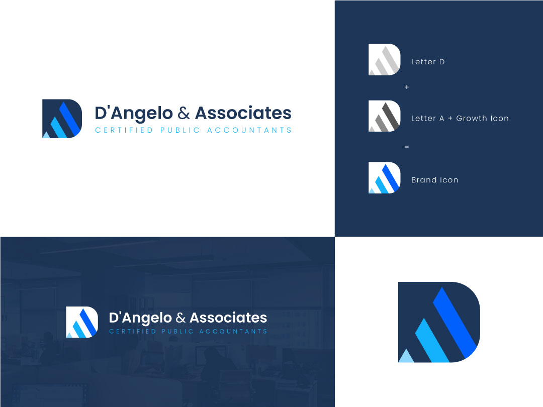Logo Design by Infinity Graphics for D'Angelo & Associates | Design #31177879