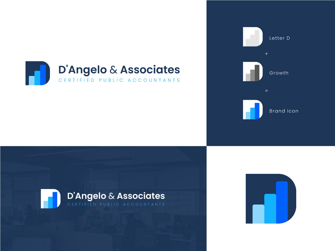 Logo Design by Infinity Graphics for D'Angelo & Associates | Design #31177880