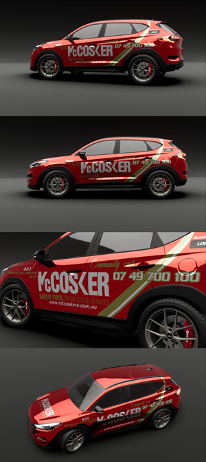 Car Wrap Design by VEDG for McCosker contracting  | Design: #31270267